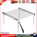 Portable Stainless Steel Barbecue Grill Foldable Outdoor Picnic BBQ Tool Newly