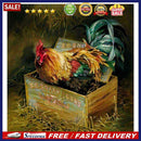 5D DIY Full Drill Diamond Painting Farm Chicken Cross Stitch Embroidery Kit