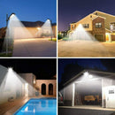 Light 160 LED Solar Street Light PIR Motion Sensor Lamp Smart Remote Control