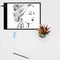 Digital A4 LED Copy Art Board Graphic Tablet for Drawing Stepless Dimming