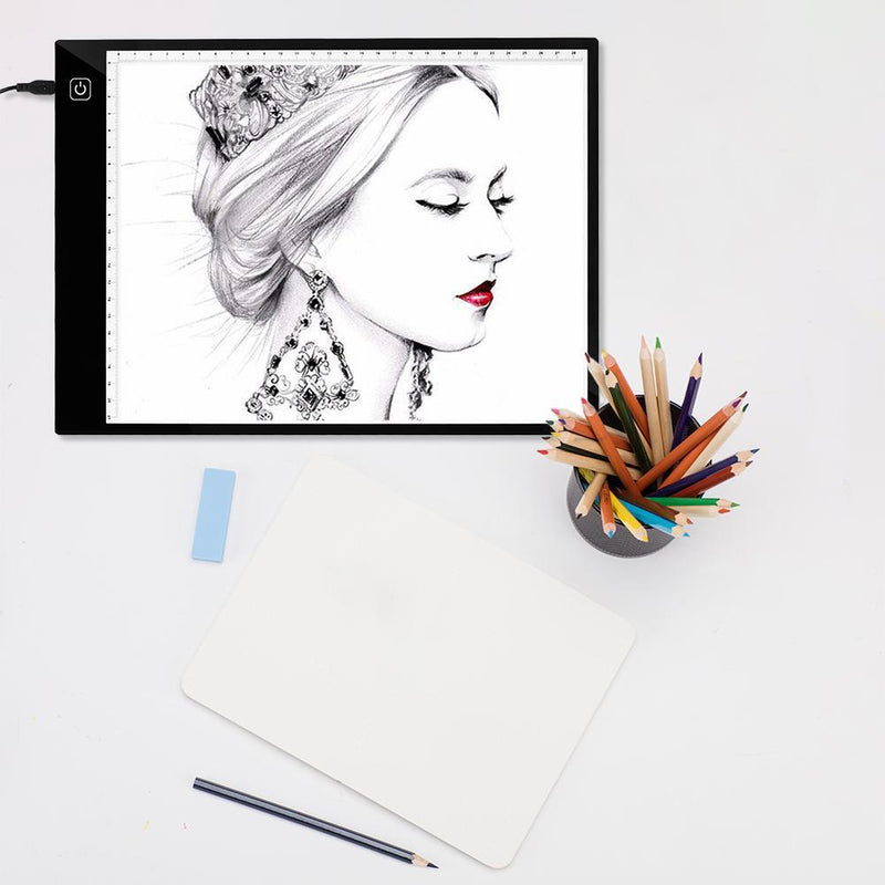 Digital A4 LED Copy Art Board Graphic Tablet for Drawing Stepless Dimming