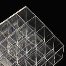 24 Trapezoid Clear Makeup Display Lipstick Case Cosmetic Organizer Box Hold