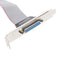 Motherboard DB25 1-Port Serial Parallel PCI Header Cable Slot Plate