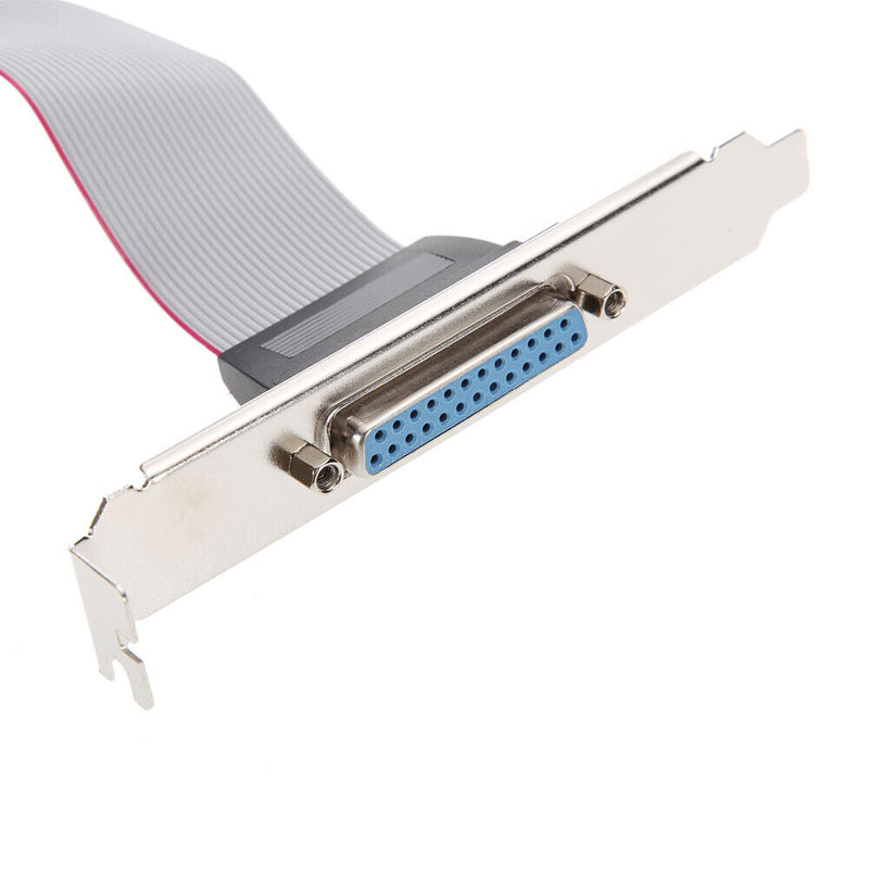 Motherboard DB25 1-Port Serial Parallel PCI Header Cable Slot Plate