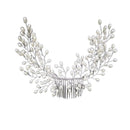 Fashion Women Tiara Bridal Hair Comb Wedding Headwear Jewelry Hair T1U2