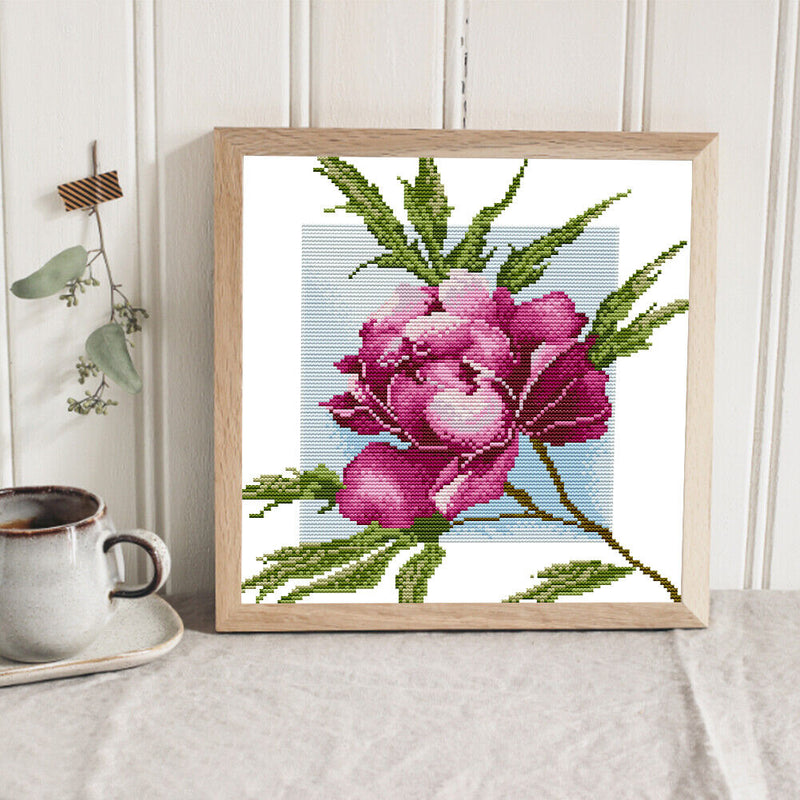 Partial Cross Stitch 14CT Cotton Thread DIY Kapok Printed Embroidery Kits