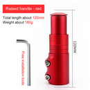 Aluminum Bike Front Stem Riser Handlebar Extension Adaptor (Red 120mm) Newly