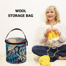 Zipper Bucket Bag DIY Needlework Sewing Kit Storage Tote Bag for Women Mom