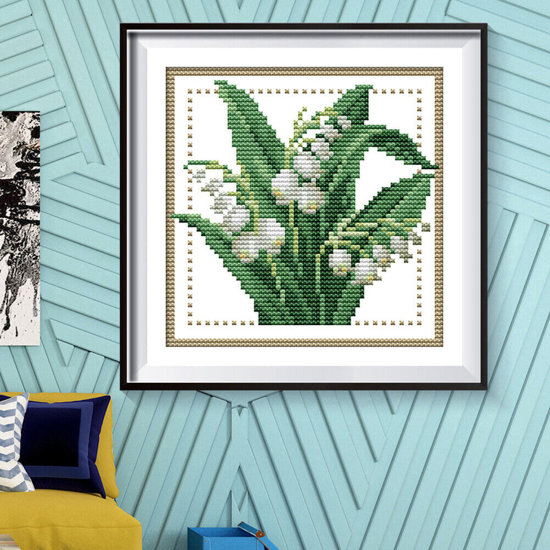 Partial Cross Stitch Kit May 14CT Counted DIY Needlework Decor (H427)