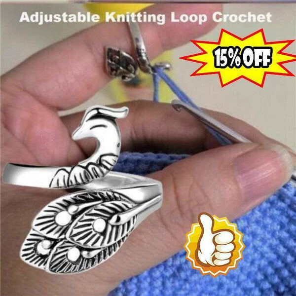 Adjustable Knitting Loop Crochet Loop Knitting Accessorie Advanced Ring hot.