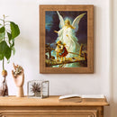 5D DIY Diamond Painting Kits Full Round Drill Angel Protect Kids Mosaic Picture