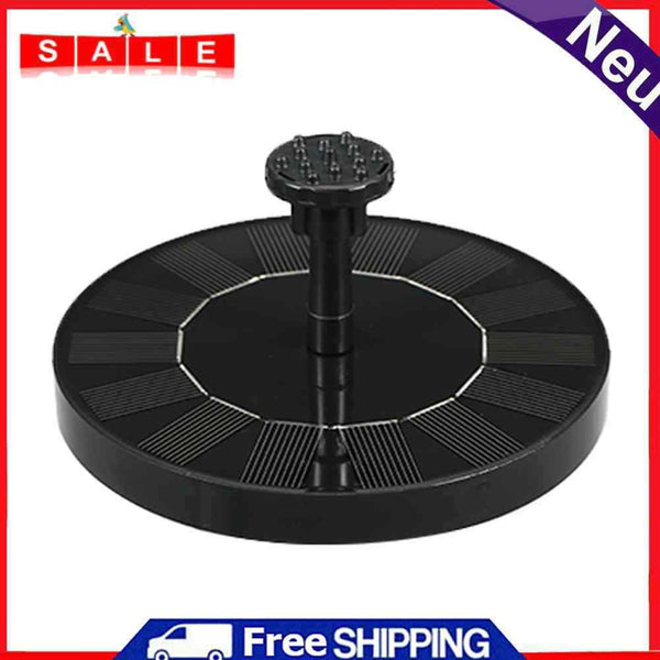 Outdoor Floating Solar Waterfall Fountain Pump Garden Pond Bird Bath Lawn Decor