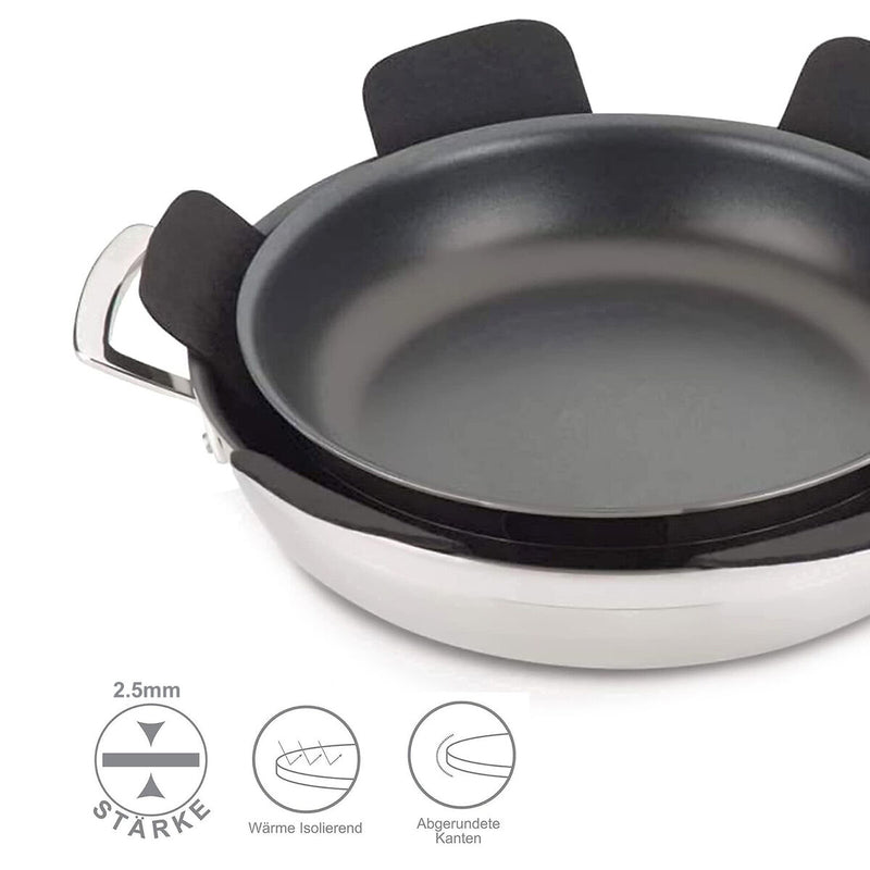 Pan Pot Protectors - Polyester Prevent Scratching Pot Separator for Glass Pan