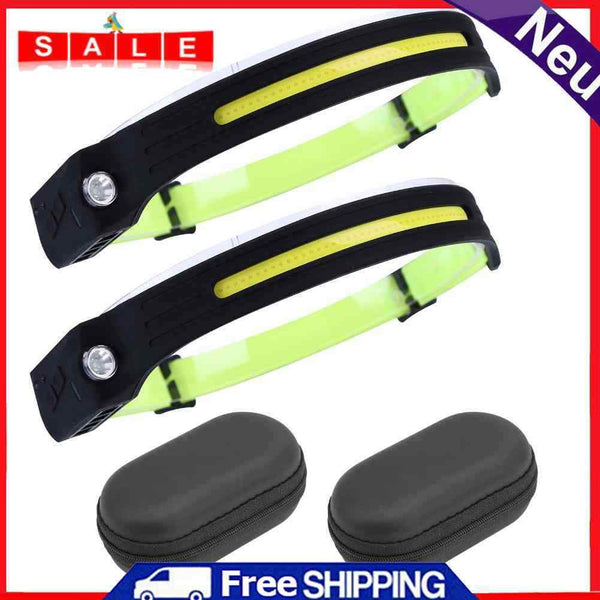 LED Headlamp 350 Lumens 4 Modes Waterproof Headlamp (Pack of 2)