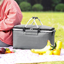 Outdoor Picnic Pouch Basket Large Capacity Folding Travel Camping Storage Box