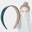 Solid Color Hair Hoops Simple Women Girls Wide Headband Hair Accessories