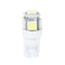 20Pcs T10 W5W 5SMD LED Bulb 5050 Car Auto Width Indicator Light (White)