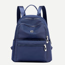 Waterproof Nylon Backpack Students Girls Simple Zipper Mochila School Bagpack
