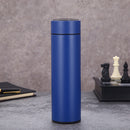 500ml Double-Layer Intelligent Temperature Insulation Water Bottle (Blue) Newly