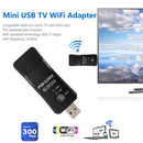 Mini USB TV WiFi Dongle Adapter 802.11b/g/n 300Mbps Universal Wireless Receiver