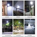 3 Head Motion Sensor Solar Lights Waterproof Remote Control Lamp (122LED) Newly