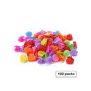 100pcs Multicolor Baby Hair Clip Cartoon Mini Hair Claw Lovely Hairpins (1)