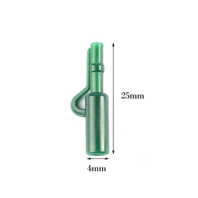 40pcs Lead Clips Quick Change Swivels Tail Rubber Tubes Anti Knot Sleeves K