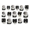 400pcs 6.3V-50V 1uF - 1000uF SMD Aluminum Electrolytic Capacitors Assortment Kit