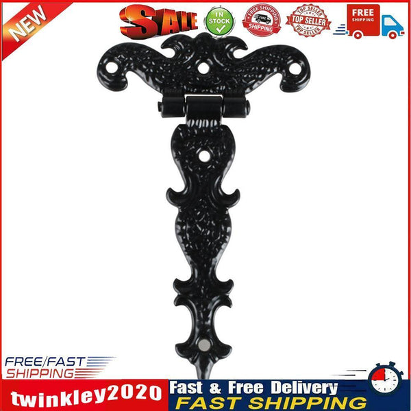 Retro Hinge Door Connector Zinc Alloy Drawer Furniture Hinge Door (Black) Newly