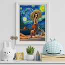 Starry Sky DIY Diamond Painting Kits Full Round Drill Wall Decor 30x40cm (A23