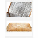 Bags Keep Warm Woven Rattan Bag Waterproof Lid and Handle Wicker Picnic Basket