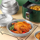 30x Air Fryer Paper Liners Aluminum Foil Tin Box Steamer Basket (A 6 inch) Newly