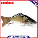 Multi Joined Fishing Lure Swimbait Wobbler Bass Sinking 7 Segment Hard Baits