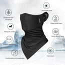 Summer Cooling Face Cover Neck Gaiter with Ear Loops for Cycling Hiking Fis