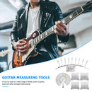 1 Set Guitar Measuring Tool Understring Radius Feeler Notched Radius Gauges