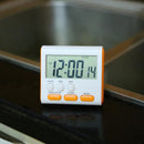 5pcs Multi-function Electric LCD Digital Kitchen Timer Alarm(Orange)