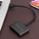 3 in 1 Memory Card+TF Card+CF Card USB3.0 Reader for PC Desktop Laptop Tablet
