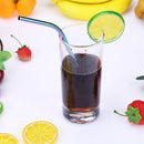 3pcs Reusable Drinking Straws Cleaner Brush Set Stainless Steel Straws(F) Newly