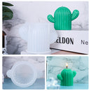 Cactus Candle Silicone Mold Aromatherapy Plaster Ornaments DIY Making Kit Crafts