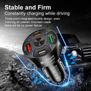 #A LED Digital Display Auto Charging Plug Adapter Practical for Mobile Phone