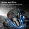 #A LED Digital Display Auto Charging Plug Adapter Practical for Mobile Phone