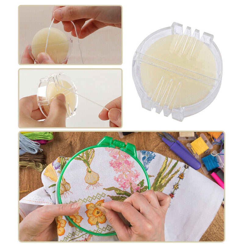 Water-soluble Embroidery Thread Beeswax with Box Sewing Wax Prevent Tying Line