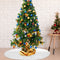 Christmas Tree Skirts Festival Decor Tree Base Floor Mat Carpet (90cm) Newly