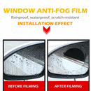 4x Rainproof Waterproof Anti Fog Protective Films for Car Side Mirror Window