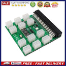 Mining 1200W Server PSU Unit Breakout Board 12 Ports ATX 6 Pin for PS-2751-5Q