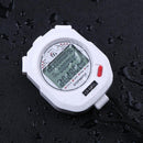 Digital Stopwatch Chronograph Sports Timer Stop Watch (White/ 100 Tracks) Newly