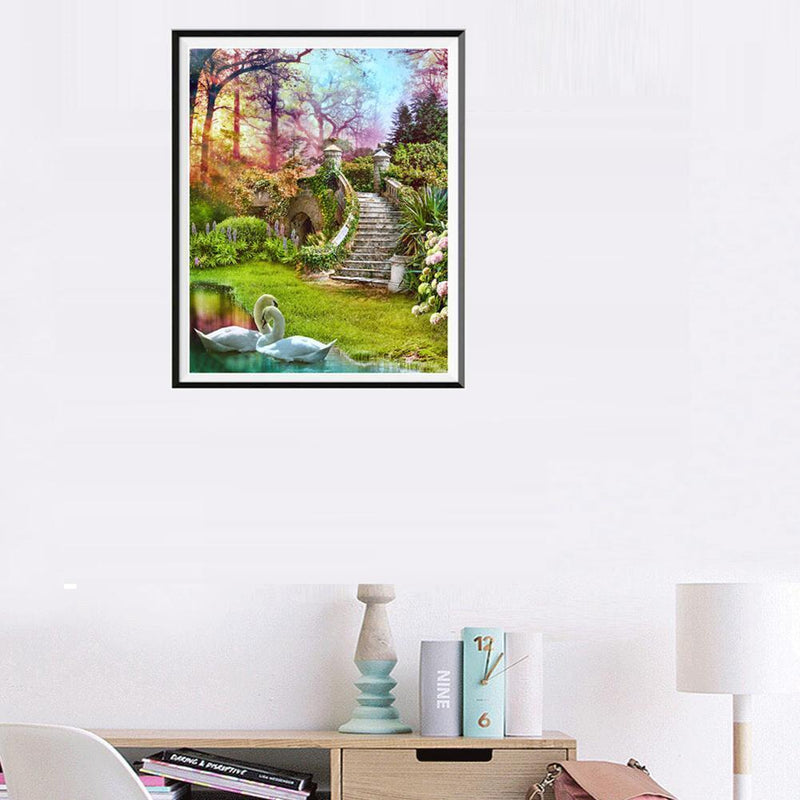 5D DIY Full Drill Diamond Painting Fantasy Bridge Cross Stitch Embroidery Newly