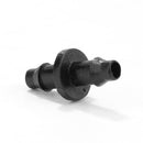 qiheiyipian 100pcs 1/4-Inch Straight Barbed Double Way Joint Drip Watering On