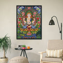 Cross Stitch Kit Buddha Portrait 3-Beach Cotton Thread 11CT DIY Embroidery Set