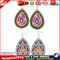 DIY Diamond Painting Mandala Patterns Stud Earrings for Women (RZ002) Newly